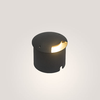 Spot lumineux extérieur/escalier cylindrique Ray, noir