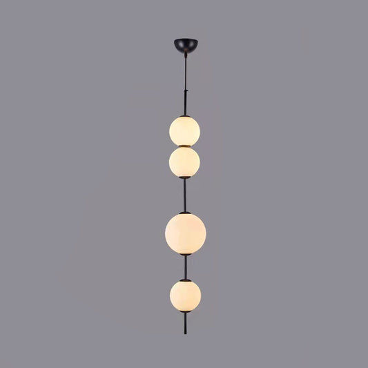 Valentina Creative Ball Pendelleuchte, Metall und Glas, 3 Stile