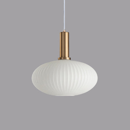 Valentina Morden Bubble Glass Pendant Light, White, Bedroom