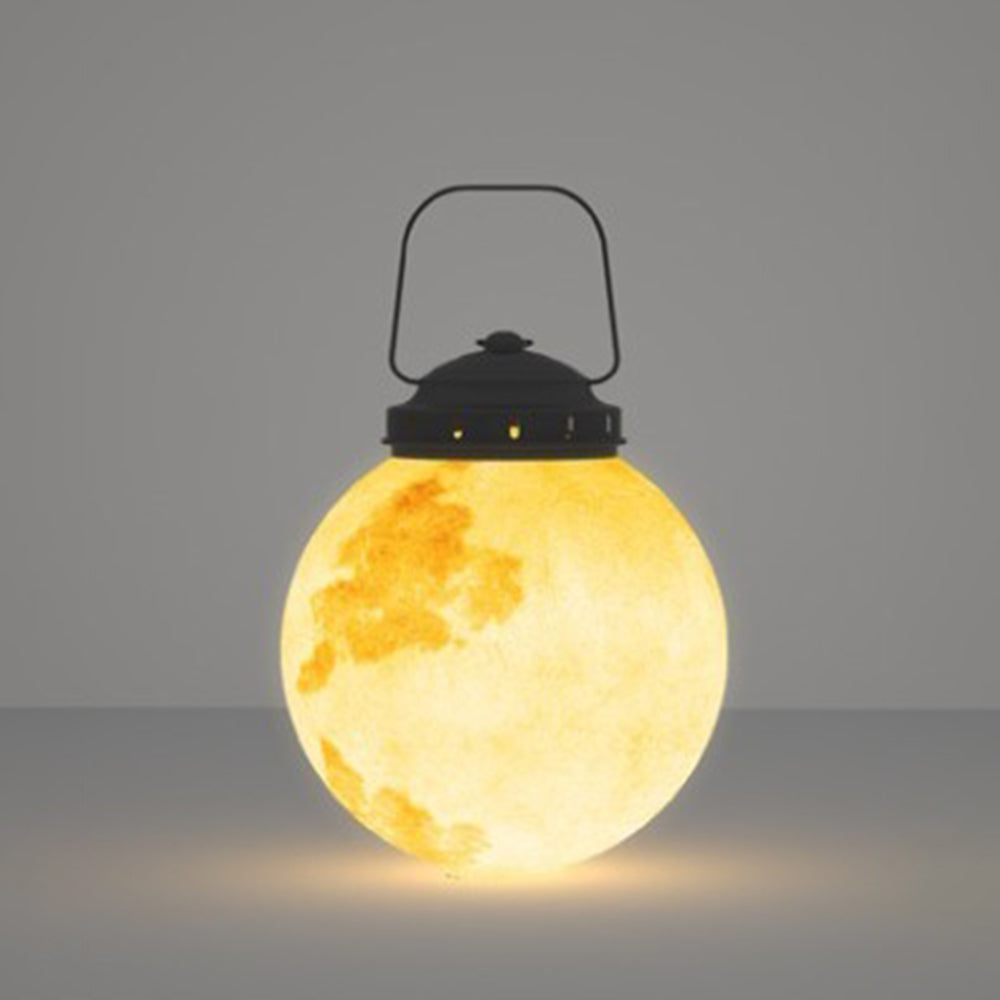 Ray Moon Moderne Bubble Glod Pendelleuchte, Metall/Harz/Fiberglas
