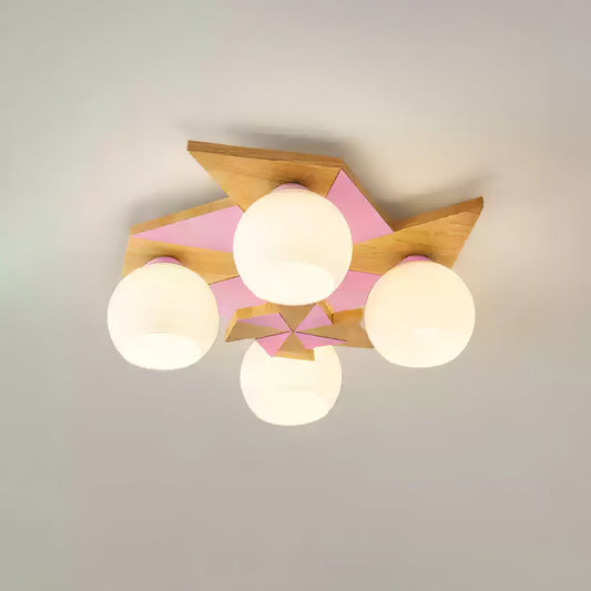 Lampada da soffitto in legno Ewooda
