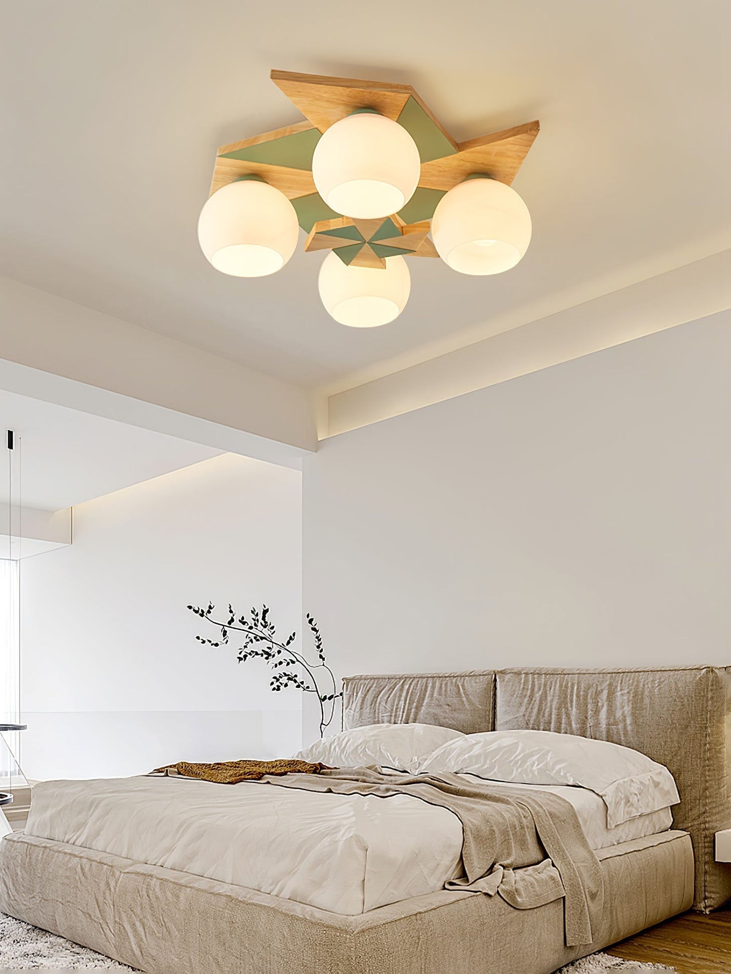 Ewooda Wooden Ceiling Lamp
