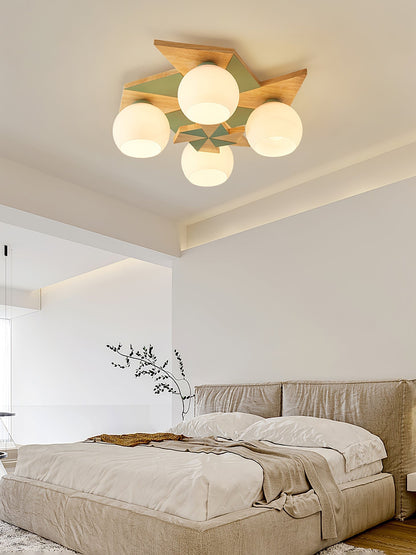 Ewooda Wooden Ceiling Lamp